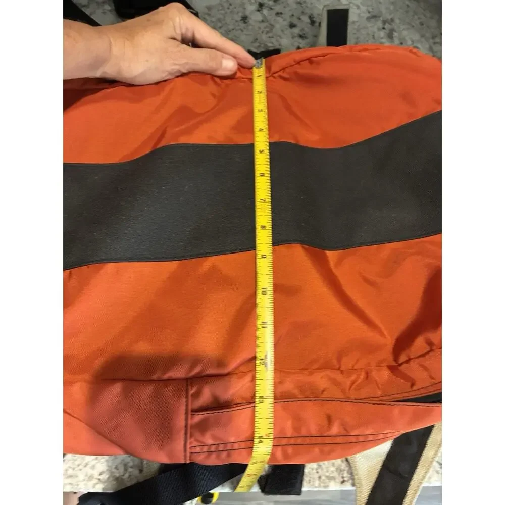THE NorhtFace Equipment Chilkats Orange Black Hiking Pack Backpack Size Large